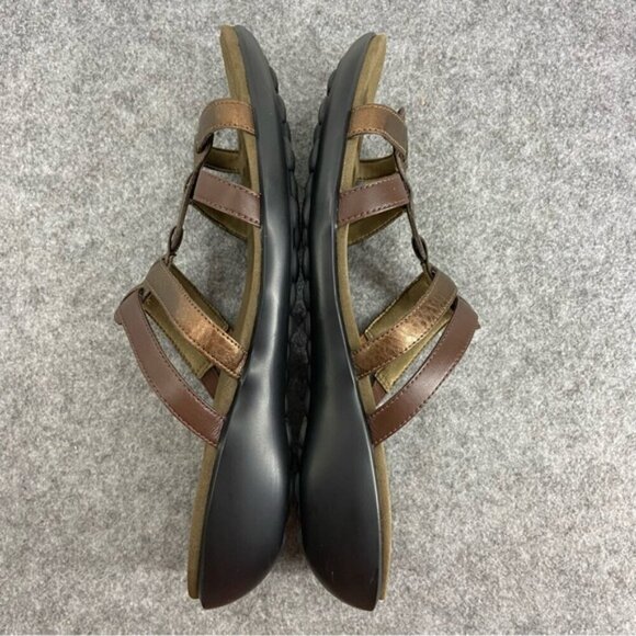 Privo by Clarks Metallic Bronze Brown Slip On Sandals Women’s Size 8M - Picture 7 of 10